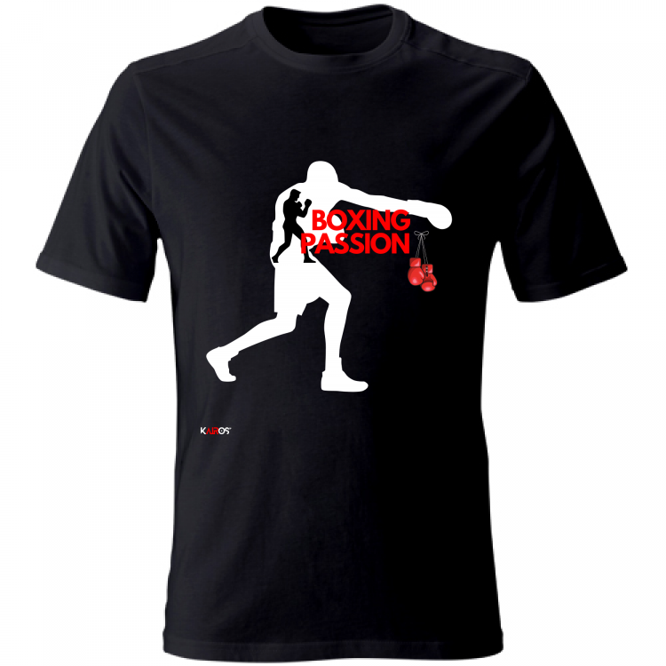 T-Shirt Uomo Boxing Passion Nera