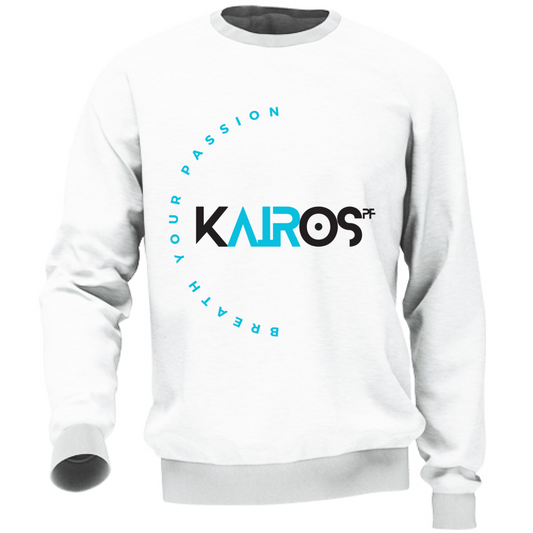 Unisex Sweatshirt Logo KAIROSpf White