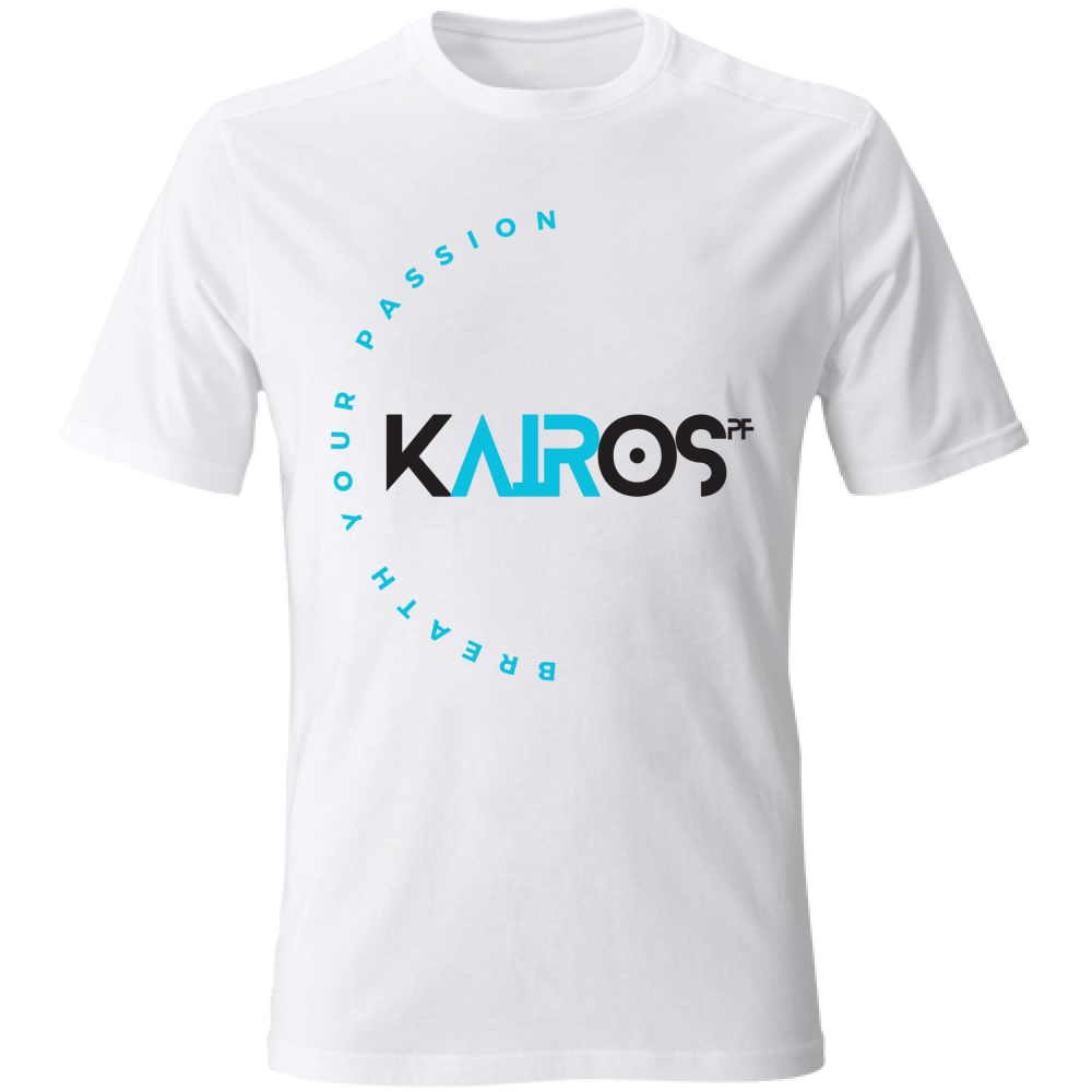 T-Shirt Uomo Logo KAIROSpf Bianca